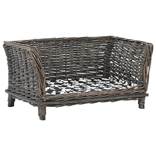 FUDUGEHMIOFWFJJ schlafplätze & möbel für Hunde,hundebett waschbar,Hundekorb mit Kissen Grau 50x33x30 cm Natur WeideAdatto a Tutti i Tipi di cani o Gatti di Piccola e Grande Taglia FUDUGEHMIOFWFJJ schlafplätze & möbel für Hunde,hundebett waschbar,Hundekorb mit Kissen Grau 50x33x30 cm Natur WeideAdatto a Tutti i Tipi di cani o Gatti di Piccola e Grande Taglia von FUDUGEHMIOFWFJJ