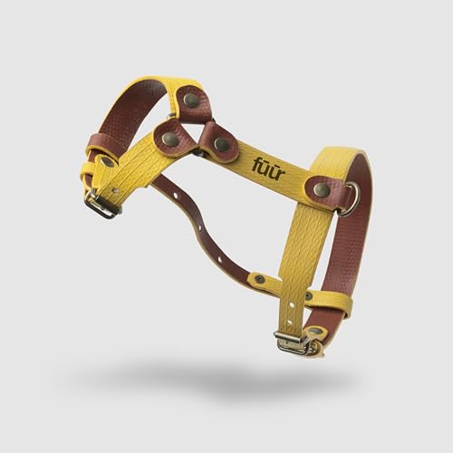 PILATUS Hundegeschirr, Schweizer Design, handgefertigt in Spanien mit Feuerwehrschläuchen aus der Schweiz, Spanien und Frankreich (S) von FÜÜR