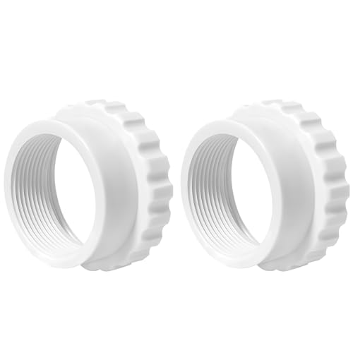 Pool Springbrunnen 2 Zoll Adapter, Pool Zubehör Poolbrunnenanschluss für Oberirdische Und Eingelassene Pools, Einstellbarer Pool Brunnen Wasserfall Ersatzteile für Poolbrunnen Und Teichgeräte (2PCS) Pool Springbrunnen 2 Zoll Adapter, Pool Zubehör Poolbrunnenanschluss für Oberirdische Und Eingelassene Pools, Einstellbarer Pool Brunnen Wasserfall Ersatzteile für Poolbrunnen Und Teichgeräte (2PCS) von FUFRE