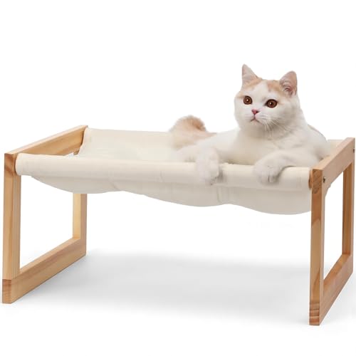 FUKUMARU Katzenbett, Plüsch-Samt-Katzenbetten für Indoor-Katzen, Katzenhängematte aus Holz, 50,8 x 40,6 cm, geeignet für Katzen, Hunde, Kaninchen, Kätzchen und Kleintiere FUKUMARU Katzenbett, Plüsch-Samt-Katzenbetten für Indoor-Katzen, Katzenhängematte aus Holz, 50,8 x 40,6 cm, geeignet für Katzen, Hunde, Kaninchen, Kätzchen und Kleintiere von FUKUMARU