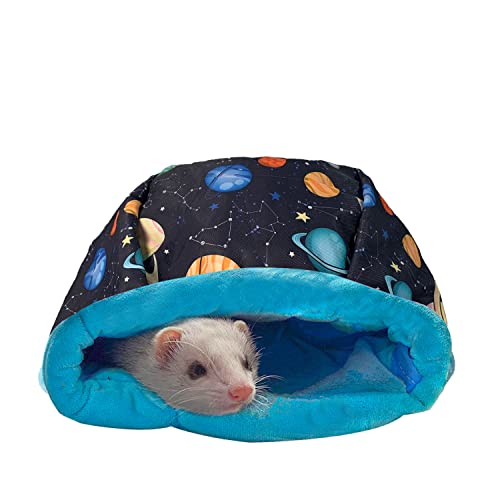 Frettchen-Käfig-Zubehör, niedliches Frettchen-Rattenbett, für Käfig-Set (schwarze Galaxie) von FULUE