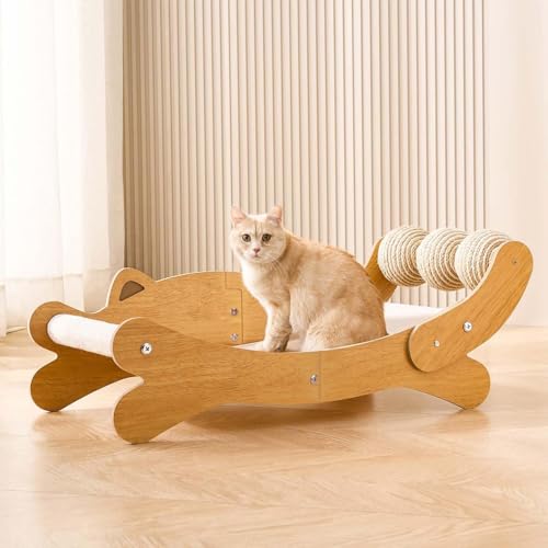 FUNACAY Katzenkratzmatte für Indoor-Katzen, Hängematte für Kratzkissen, Katzenstuhl, Kratzbaum für große Katzen, Kratzbaum von FUNACAY