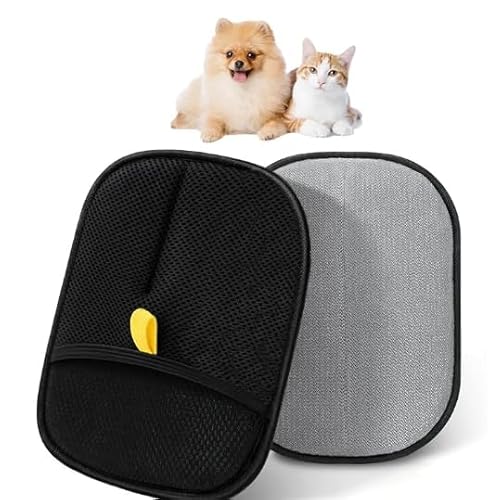 Fellmagnet Handschuh, 2 Stück Tierhaarentferner Handschuh, Antistatische Pet Hair Remover Glove, Pflegehandschuhe für Tierhaare, Double-Sided Pet Grooming Gloves für Kleidung, Sofas, Bettlaken Fellmagnet Handschuh, 2 Stück Tierhaarentferner Handschuh, Antistatische Pet Hair Remover Glove, Pflegehandschuhe für Tierhaare, Double-Sided Pet Grooming Gloves für Kleidung, Sofas, Bettlaken von FUNANASUN
