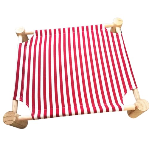 FUNAT Erhöhtes Hund Haustierbett, Hängematte für Kleine Hunde, Katze Hängematte Mat HolzküHlung Erhöhtes Bett Abnehmbare Tragbare Stuhl für Haustiere FUNAT Erhöhtes Hund Haustierbett, Hängematte für Kleine Hunde, Katze Hängematte Mat HolzküHlung Erhöhtes Bett Abnehmbare Tragbare Stuhl für Haustiere von FUNAT