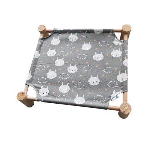 FUNAT Erhöhtes Hund Haustierbett, Hängematte für Kleine Hunde, Katze Hängematte Mat HolzküHlung Erhöhtes Bett Abnehmbare Tragbare Stuhl für Haustiere FUNAT Erhöhtes Hund Haustierbett, Hängematte für Kleine Hunde, Katze Hängematte Mat HolzküHlung Erhöhtes Bett Abnehmbare Tragbare Stuhl für Haustiere von FUNAT