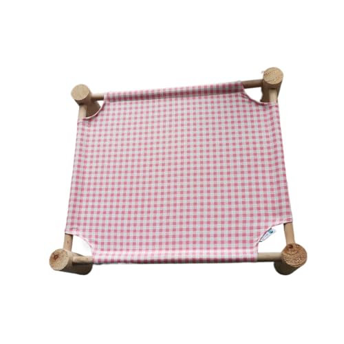 FUNAT Erhöhtes Hund Haustierbett, Hängematte für Kleine Hunde, Katze Hängematte Mat HolzküHlung Erhöhtes Bett Abnehmbare Tragbare Stuhl für Haustiere FUNAT Erhöhtes Hund Haustierbett, Hängematte für Kleine Hunde, Katze Hängematte Mat HolzküHlung Erhöhtes Bett Abnehmbare Tragbare Stuhl für Haustiere von FUNAT