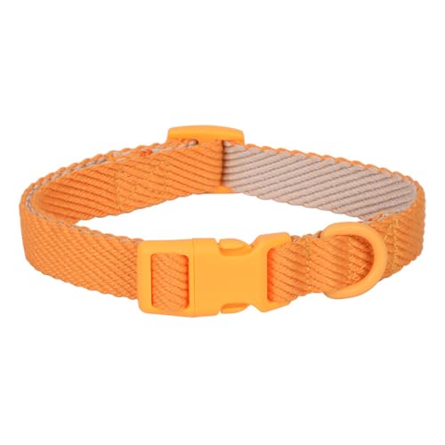 FUNAT Farbgeblocktes Hundehalsband, Bequemes Polyester Baumwolle Hundehalsband, doppelseitiges diagonales Halsband passend für mittlere große Hunde FUNAT Farbgeblocktes Hundehalsband, Bequemes Polyester Baumwolle Hundehalsband, doppelseitiges diagonales Halsband passend für mittlere große Hunde von FUNAT
