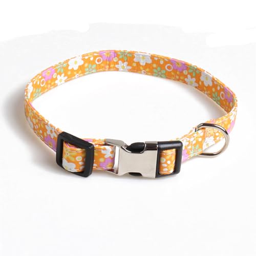 FUNAT Floral Hundehalsband, Modische Exquisite Hundehalsband, Baumwolle Polyester Halsband ist geeignet für mittlere bis große Hunde FUNAT Floral Hundehalsband, Modische Exquisite Hundehalsband, Baumwolle Polyester Halsband ist geeignet für mittlere bis große Hunde von FUNAT