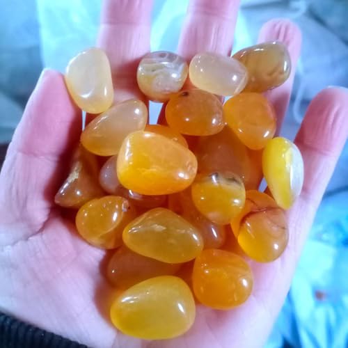 FUNAT Gemischte Achat Stein Trommelsteine 500g, Natürliche Bulk Verschiedene Tumbled Polierte Steine, Tumbled Steine für Vase Füller, Landschaft Boden Dekoration FUNAT Gemischte Achat Stein Trommelsteine 500g, Natürliche Bulk Verschiedene Tumbled Polierte Steine, Tumbled Steine für Vase Füller, Landschaft Boden Dekoration von FUNAT