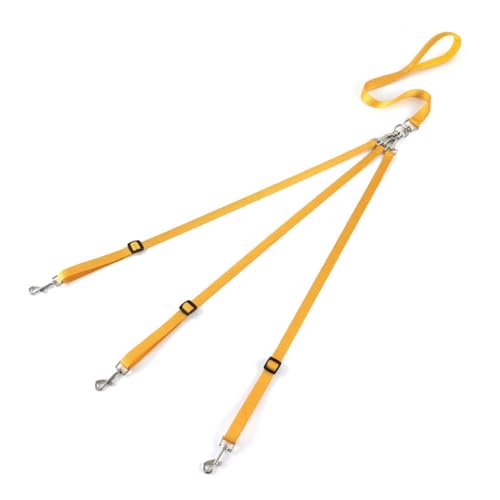 FUNAT Haustier Hund Führen Leine Kette, Hundeleine Leine Nylon 3-in-1-Hundeleinen, Haustier Walking Kupplungen Blei Nylon Geflochtenen Seil Einstellbare von FUNAT