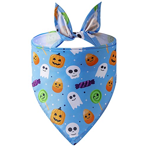 FUNAT Haustier Schal Hund Speichel Handtuch Haustier Dreieck Schal Halloween Speichel Handtuch von FUNAT