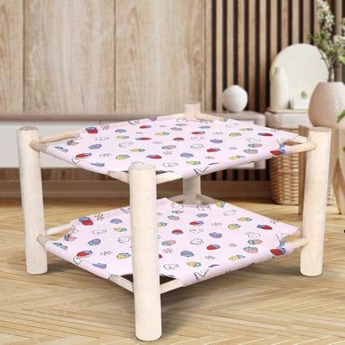 FUNAT Hochbett für Katzen Hunde, Erhöhte Katzenbetten für Indoor Katzen, Doppelschichtiges Hunde- und Katzennest FUNAT Hochbett für Katzen Hunde, Erhöhte Katzenbetten für Indoor Katzen, Doppelschichtiges Hunde- und Katzennest von FUNAT