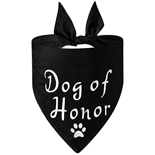 FUNAT Hund Bandana Schal verheiratet, Halstuch Hochzeitshalsband mit Fliege und Krawatte für Hunde und Katzen, Hochzeit Haustier Dreieck Schal FUNAT Hund Bandana Schal verheiratet, Halstuch Hochzeitshalsband mit Fliege und Krawatte für Hunde und Katzen, Hochzeit Haustier Dreieck Schal von FUNAT