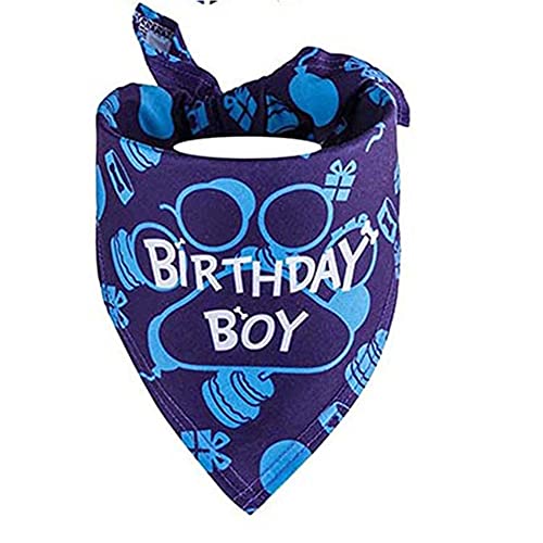 FUNAT Hund Schal, Hund Hut, Haustier Geburtstag Outfit, Hund Ballon, rote Flagge, Hund Geburtstag Dekoration Flagge Ziehen Ballon Geburtstag Hut Set, von FUNAT