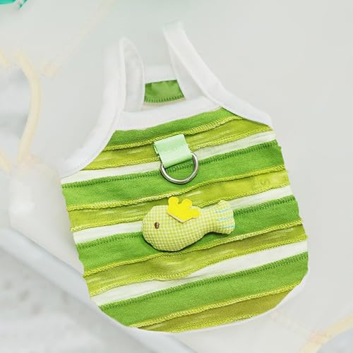 FUNAT Hund Sommer dünne Weste, Welpen Kleidung atmungsaktive T-Shirts für mittlere Hunde, Baumwolle T-Shirts weiche Coole Junge Mädchen Tee für kleine Hunde Kitty Chihuahua von FUNAT