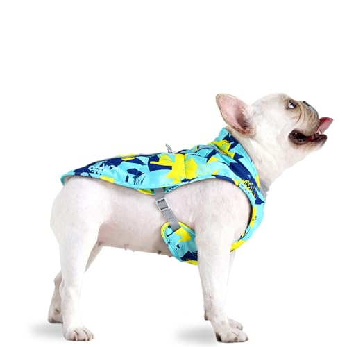 FUNAT Hund Wasserdichter Reflektierender Mantel, Herbst und Winter Hundejacke, Haustier gedruckte Dicke Baumwollkleidung, Haustier Pullover für Kleine mittlere Hunde FUNAT Hund Wasserdichter Reflektierender Mantel, Herbst und Winter Hundejacke, Haustier gedruckte Dicke Baumwollkleidung, Haustier Pullover für Kleine mittlere Hunde von FUNAT