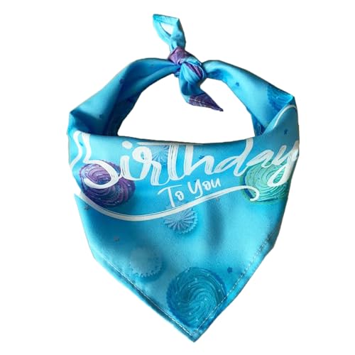 FUNAT Hunde Geburtstags Bandana, Hund Plaid Lätzchen, Festival Hund Speichel Handtuch, Hund Geburtstag Bandana Katze Dreieck Lätzchen Schal Zubehör von FUNAT