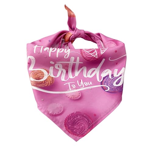 FUNAT Hunde Geburtstags Bandana, Hund Plaid Lätzchen, Festival Hund Speichel Handtuch, Hund Geburtstag Bandana Katze Dreieck Lätzchen Schal Zubehör FUNAT Hunde Geburtstags Bandana, Hund Plaid Lätzchen, Festival Hund Speichel Handtuch, Hund Geburtstag Bandana Katze Dreieck Lätzchen Schal Zubehör von FUNAT