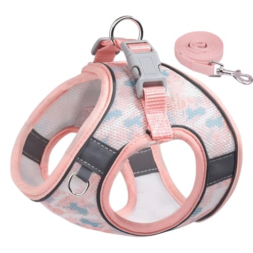 FUNAT Hundegeschirr Mesh reflektierend, Haustier Brustgeschirr, Sommer Atmungsaktive Mesh Hundeleine, Easy Walk Hundegeschirr für Laufen Training FUNAT Hundegeschirr Mesh reflektierend, Haustier Brustgeschirr, Sommer Atmungsaktive Mesh Hundeleine, Easy Walk Hundegeschirr für Laufen Training von FUNAT