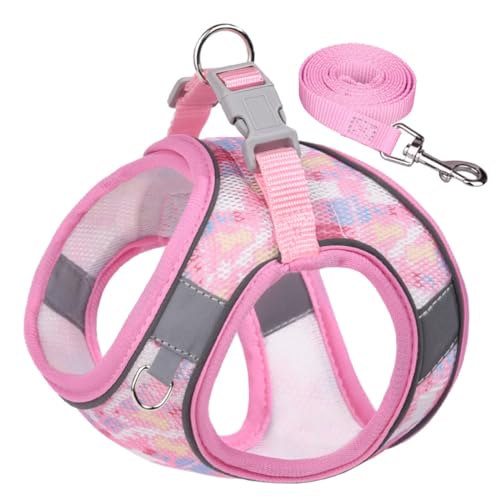 FUNAT Hundegeschirr Mesh reflektierend, Haustier Brustgeschirr, Sommer Atmungsaktive Mesh Hundeleine, Easy Walk Hundegeschirr für Laufen Training FUNAT Hundegeschirr Mesh reflektierend, Haustier Brustgeschirr, Sommer Atmungsaktive Mesh Hundeleine, Easy Walk Hundegeschirr für Laufen Training von FUNAT
