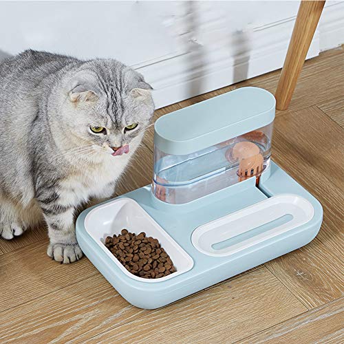 FUNAT Hundekatze Fütterung Schalen Trinkschalen, Hundenapf Futternapf Schüssel Katzennapf, Napf für Hunde und Katzen Pet Bowl + Flasche 1500ML von FUNAT