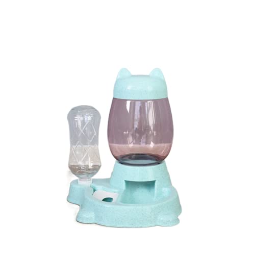 FUNAT Hundekatze Fütterung Schalen Trinkschalen, Hundenapf Futternapf Schüssel Katzennapf, Napf für Hunde und Katzen Pet Bowl + Flasche 600ML von FUNAT