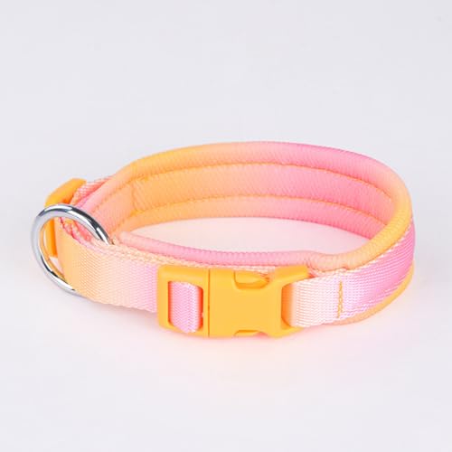 FUNAT Hundemaschenhalsband, Erweiterung Atmungsaktives Hundehalsband, Dopamin Buntes Halsband Passend für Mittlere und kleine Hunde, Polyester Gewebtes Katzenhalsband FUNAT Hundemaschenhalsband, Erweiterung Atmungsaktives Hundehalsband, Dopamin Buntes Halsband Passend für Mittlere und kleine Hunde, Polyester Gewebtes Katzenhalsband von FUNAT