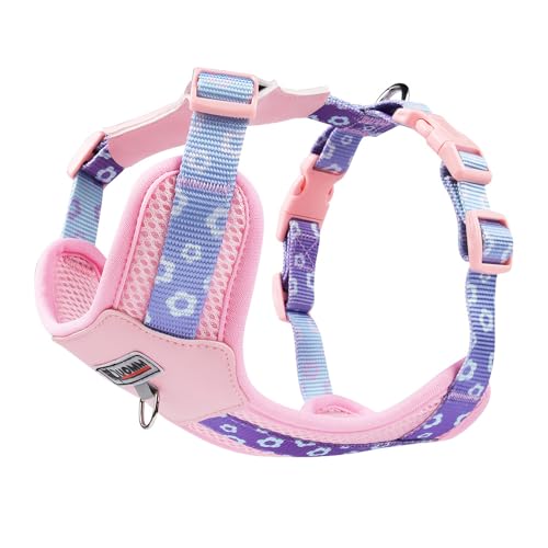 FUNAT Hundetraktion Brustgeschirr, Hund Outdoor Atmungsaktive Mesh Traktion Seil Brustgurt, Sommer Kabelbaum Passend Für Hunde Und Katzen von FUNAT