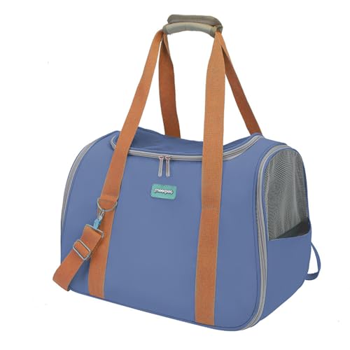 FUNAT Katze im Freien Tragbar Schultertasche mit großer Kapazität, Atmungsaktiver Haustier Rucksack, Tragbarer Haustier Reiseträger für Mittlere/Kleine Katzen und Hunde von FUNAT