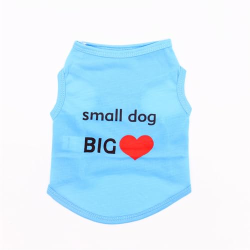 FUNAT Kleidung für kleine Hunde Mädchen, Hund Sommer Shirt Kleidung Ärmellose Hunde T-Shirt Bunte Welpen atmungsaktive Weste Tshirts für kleine mittlere Hunde Katze FUNAT Kleidung für kleine Hunde Mädchen, Hund Sommer Shirt Kleidung Ärmellose Hunde T-Shirt Bunte Welpen atmungsaktive Weste Tshirts für kleine mittlere Hunde Katze von FUNAT