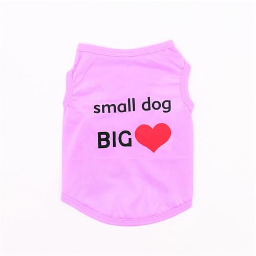 FUNAT Kleidung für kleine Hunde Mädchen, Hund Sommer Shirt Kleidung Ärmellose Hunde T-Shirt Bunte Welpen atmungsaktive Weste Tshirts für kleine mittlere Hunde Katze von FUNAT