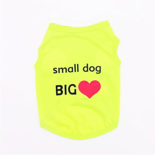 FUNAT Kleidung für kleine Hunde Mädchen, Hund Sommer Shirt Kleidung Ärmellose Hunde T-Shirt Bunte Welpen atmungsaktive Weste Tshirts für kleine mittlere Hunde Katze FUNAT Kleidung für kleine Hunde Mädchen, Hund Sommer Shirt Kleidung Ärmellose Hunde T-Shirt Bunte Welpen atmungsaktive Weste Tshirts für kleine mittlere Hunde Katze von FUNAT