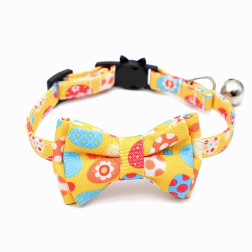 FUNAT Osterei Kaninchen Karotte Katze Halsband, Nettes Osterkatzenhalsband, Katze Fliege, Ostern Pet Bow Kragen, Haustier Kaninchen Bow Kragen, verstellbare Kragen für Katzen FUNAT Osterei Kaninchen Karotte Katze Halsband, Nettes Osterkatzenhalsband, Katze Fliege, Ostern Pet Bow Kragen, Haustier Kaninchen Bow Kragen, verstellbare Kragen für Katzen von FUNAT