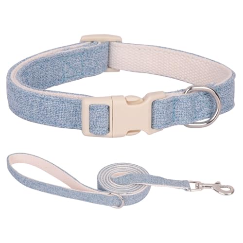 FUNAT Polyester Halsband Geeignet für mittlere und Große Hunde, Farbe Blocking Hundehalsband, Bequemes Polyester Baumwolle Hundehalsband FUNAT Polyester Halsband Geeignet für mittlere und Große Hunde, Farbe Blocking Hundehalsband, Bequemes Polyester Baumwolle Hundehalsband von FUNAT
