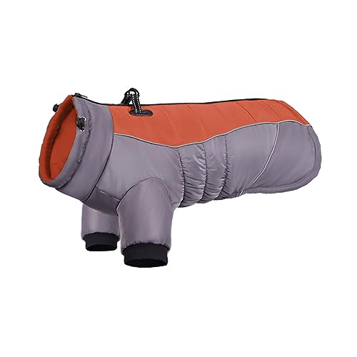 FUNAT Reflektierende Warme Haustier Kleidung, wasserdichte Verdickte Hundejacke, Hund Herbst Winter Warmer Mantel für mittlere große Hunde von FUNAT