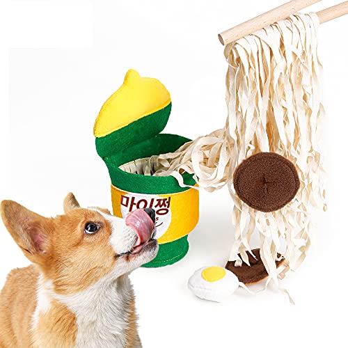 FUNAT Schnüffelspielzeug für Haustiere Hunde, Nudel-Hundetrainingsspielzeug Energiefreigesetztes Spielzeug, Hunde Schnüffelspielzeug von FUNAT