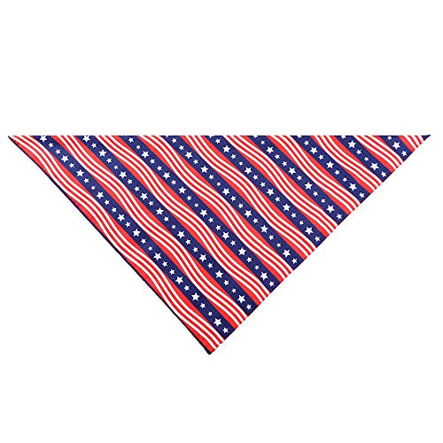 FUNAT Unabhängigkeitstag Festival Hund Bandana Verstellbar Weich Haustier Dreieck Schal mit Malerei, Hund Lätzchen Patriotische Sterne Streifen, Haustier Schal Hund Halstuch FUNAT Unabhängigkeitstag Festival Hund Bandana Verstellbar Weich Haustier Dreieck Schal mit Malerei, Hund Lätzchen Patriotische Sterne Streifen, Haustier Schal Hund Halstuch von FUNAT