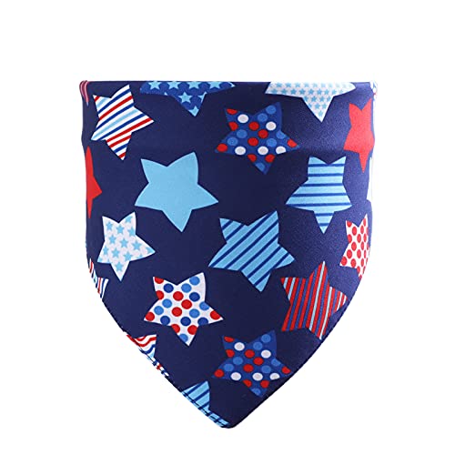 FUNAT Unabhängigkeitstag Festival Hund Bandana Verstellbar Weich Haustier Dreieck Schal mit Malerei, Hund Lätzchen Patriotische Sterne Streifen, Haustier Schal Hund Halstuch FUNAT Unabhängigkeitstag Festival Hund Bandana Verstellbar Weich Haustier Dreieck Schal mit Malerei, Hund Lätzchen Patriotische Sterne Streifen, Haustier Schal Hund Halstuch von FUNAT