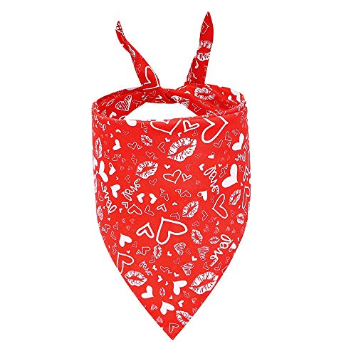 FUNAT Valentinstag Hundebandana, Sabberhandtuch Bandana für Hochzeit Geburtstag, Valentinstag Lätzchen Bandanas für Hund Katzen FUNAT Valentinstag Hundebandana, Sabberhandtuch Bandana für Hochzeit Geburtstag, Valentinstag Lätzchen Bandanas für Hund Katzen von FUNAT