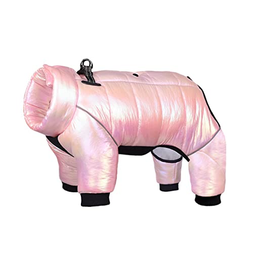 FUNAT wasserdichte Schutzjacke für Hunde, Hund Dicke Warme Kleidung, Reflektierender Thermomantel für Haustiere von FUNAT