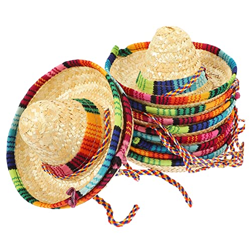 FUNNETOYU 10 Stück Mini-Haustier Mütze Hut Für Katze Hüte Hund Sombrero Haustierzubehör Verstellbare Kappe Katze Strohhut Partydekorationen Hut Für Puppe Katze Warme Mütze Colorful Gras FUNNETOYU 10 Stück Mini-Haustier Mütze Hut Für Katze Hüte Hund Sombrero Haustierzubehör Verstellbare Kappe Katze Strohhut Partydekorationen Hut Für Puppe Katze Warme Mütze Colorful Gras von FUNNETOYU