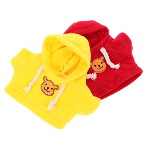 FUNNETOYU 2 Stück Bärenpuppenkleidung Plüsch tragen klein Outfit süß winzige Bärenkleidung Babypuppenkleidung Puppenzubehör Puppenbekleidungszubehör ausgestopftes Tier Stoff FUNNETOYU 2 Stück Bärenpuppenkleidung Plüsch tragen klein Outfit süß winzige Bärenkleidung Babypuppenkleidung Puppenzubehör Puppenbekleidungszubehör ausgestopftes Tier Stoff von FUNNETOYU