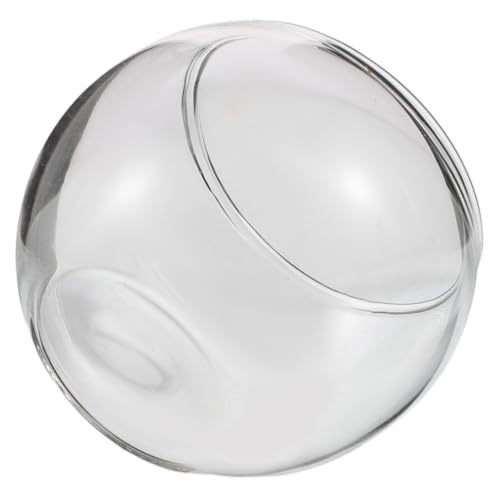 FUNNETOYU Miniatur Glas Aquarium Transparent Mini Fischglas für Puppenhaus Deko Mooslandschaft Modellpflanzer Kleine Aquarien Dekoration Zubehör von FUNNETOYU