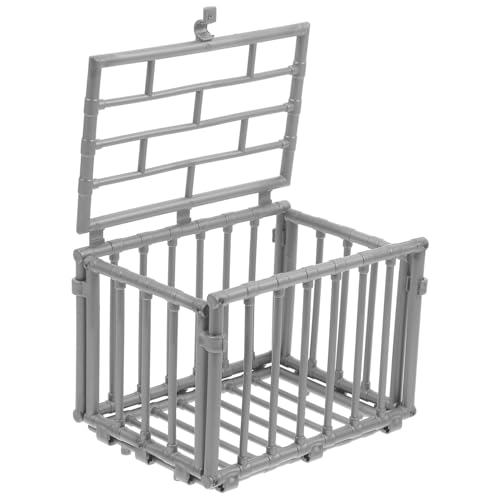 FUNNETOYU Miniatur Haustierkäfig Modell aus Robustem Kunststoff Kleines DIY Zubehör für Hausdekoration Vielseitiges Mini Käfig Modell für Wohnzimmer Schlafzimmer und Bastelprojekte FUNNETOYU Miniatur Haustierkäfig Modell aus Robustem Kunststoff Kleines DIY Zubehör für Hausdekoration Vielseitiges Mini Käfig Modell für Wohnzimmer Schlafzimmer und Bastelprojekte von FUNNETOYU