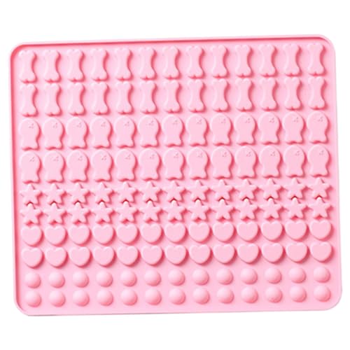 FUNNETOYU Silikonmatte Backform Cracker Welpenspielzeug Anti Hundetrainings Leckerlis Gelee Hundespielzeug Für Kleine Hunde Zubehör Hundeshampoo Laufstall Gummibärchen Würmer von FUNNETOYU