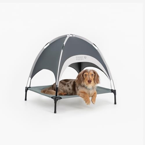 FUNNY FUZZY Kühlendes erhöhtes Hundebett, drinnen und draußen, Grau, Größe M FUNNY FUZZY Kühlendes erhöhtes Hundebett, drinnen und draußen, Grau, Größe M von FUNNY FUZZY