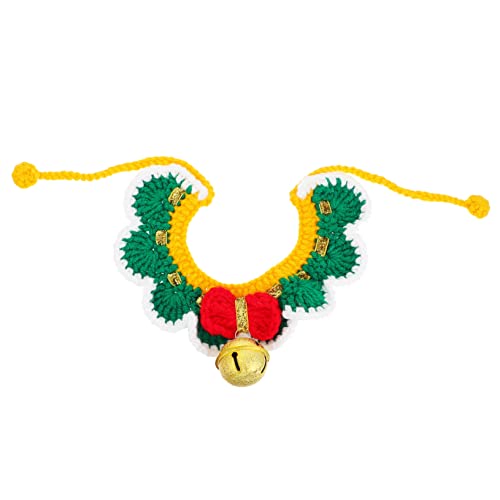 FUNOMOCYA 1Pc Gestrickte Katze Kragen Glocke Komfortable Woolen Material für Katze Hund Haustier Liefert Weihnachten Halloween FUNOMOCYA 1Pc Gestrickte Katze Kragen Glocke Komfortable Woolen Material für Katze Hund Haustier Liefert Weihnachten Halloween von FUNOMOCYA