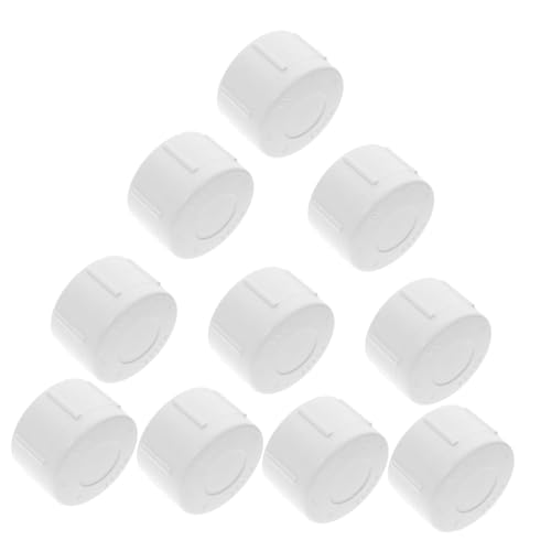 FUNOMOCYA 10 Stück PVC-endkappe Mit Innengewinde Für Wasserrohre Und Abwasserleitungen, Gartenschlauch-endstopfen, Ersatz-kunststoffschlauchkappe, Sprinklerleitungskappe FUNOMOCYA 10 Stück PVC-endkappe Mit Innengewinde Für Wasserrohre Und Abwasserleitungen, Gartenschlauch-endstopfen, Ersatz-kunststoffschlauchkappe, Sprinklerleitungskappe von FUNOMOCYA