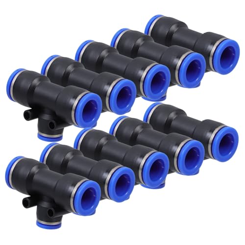 FUNOMOCYA 10 Stücke Automatische Bewässerungsvorrichtung Luftsprinklerdüse Gartenbewässerungsteile Emittersprüher Wasserhahnsystem Schlauchzapfensplitter Revolutionseinstellung Spray von FUNOMOCYA
