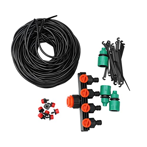 FUNOMOCYA 156 Stück DIY Tropfbewässerungssystem Teiliges Set mit Schlauch Schlauchverteiler und Einstellbaren Tropfern für Garten und Pflanzenpflege FUNOMOCYA 156 Stück DIY Tropfbewässerungssystem Teiliges Set mit Schlauch Schlauchverteiler und Einstellbaren Tropfern für Garten und Pflanzenpflege von FUNOMOCYA